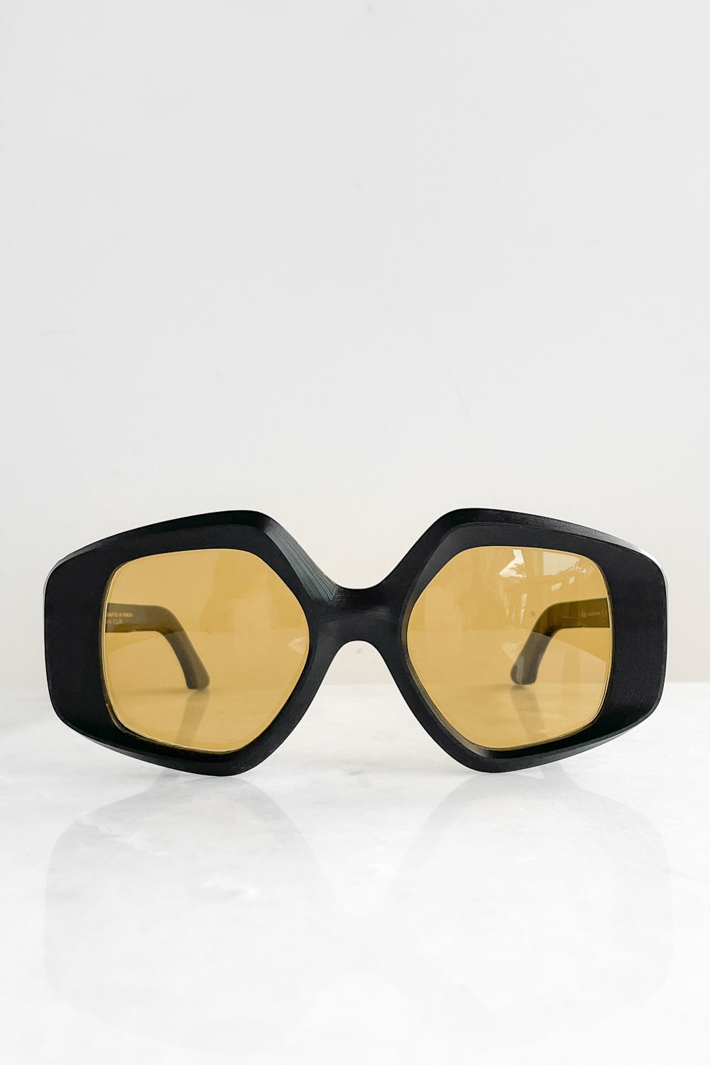 Yellow Lens Sunglasses Square, Yellow Oversized Sunglasses