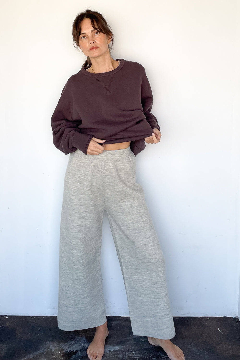 CLUBHAUS × TANGRAM DOUBLE KNIT PANTS-