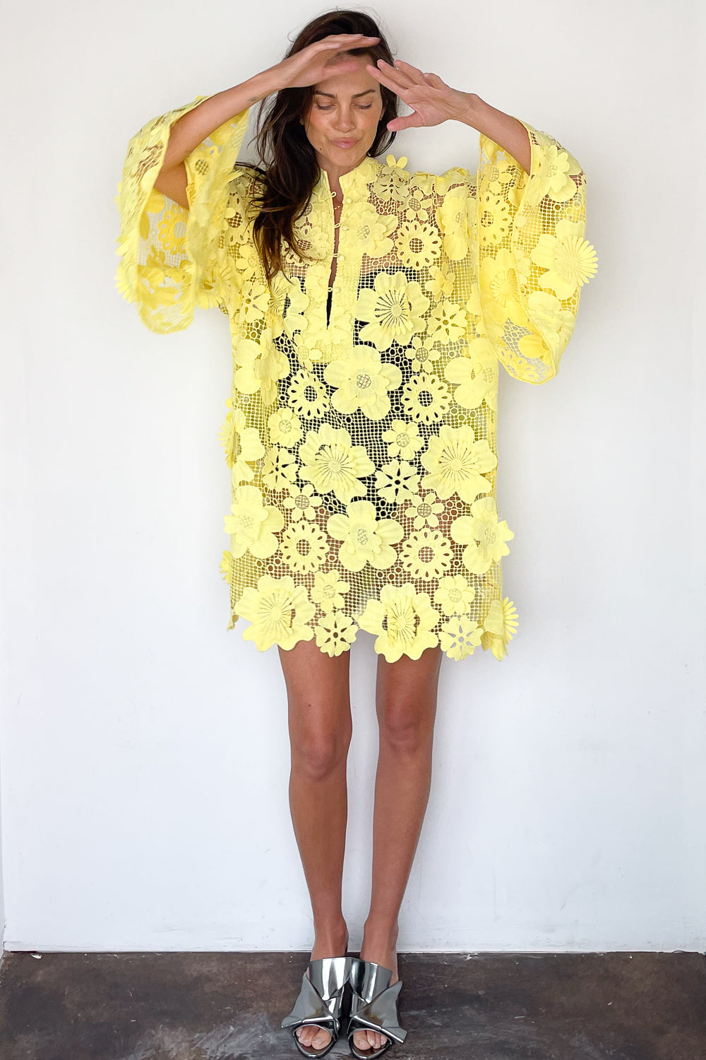 Mustard Lace Dress