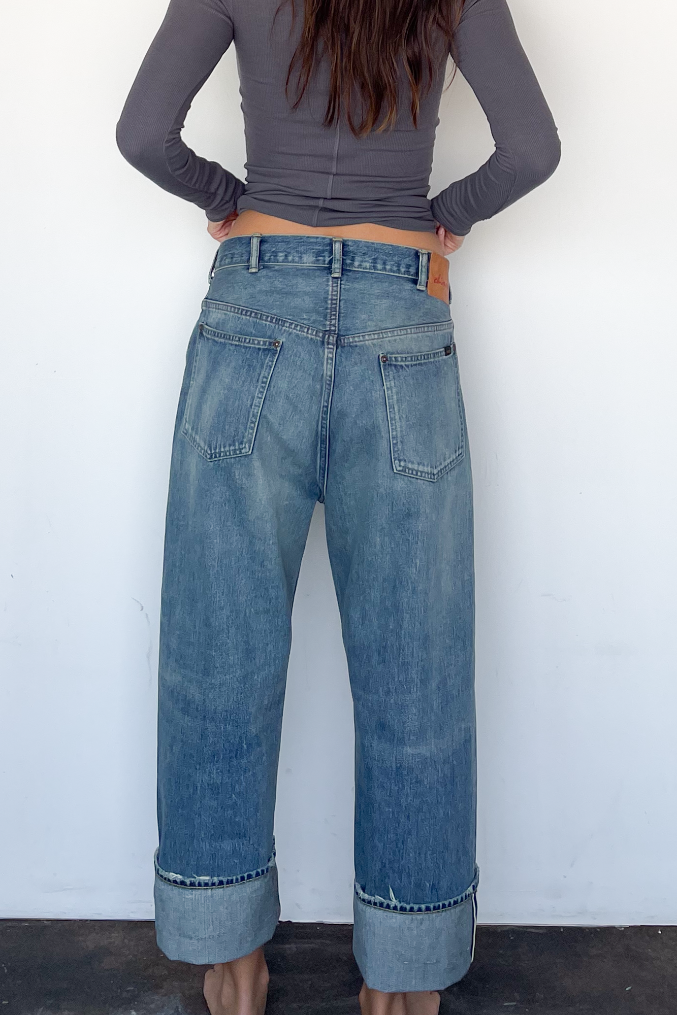 Deep Rise Baggy Cut Jean