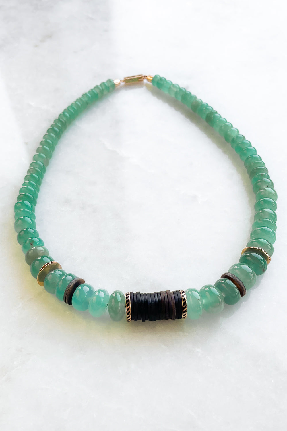 Aquaprase Puka Necklace