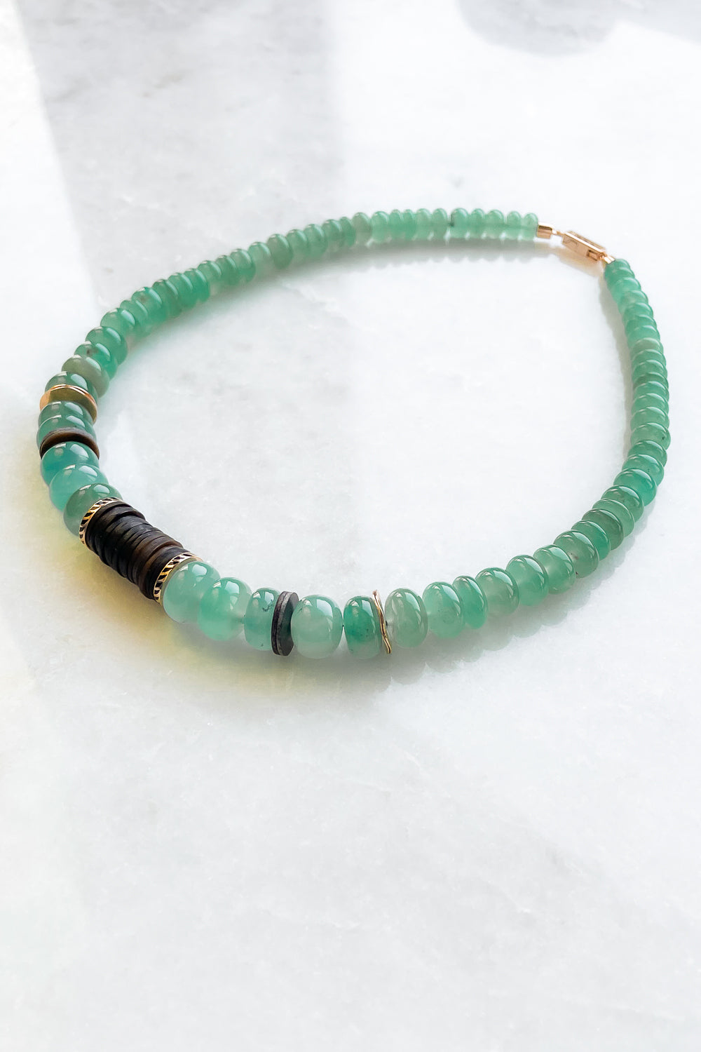 Aquaprase Puka Necklace