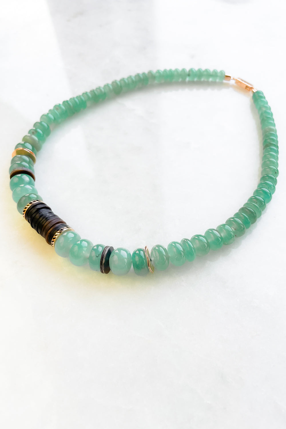 Aquaprase Puka Necklace