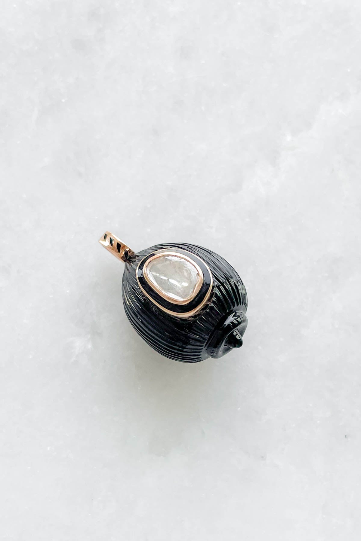 Onyx Coquito with Diamond Charm