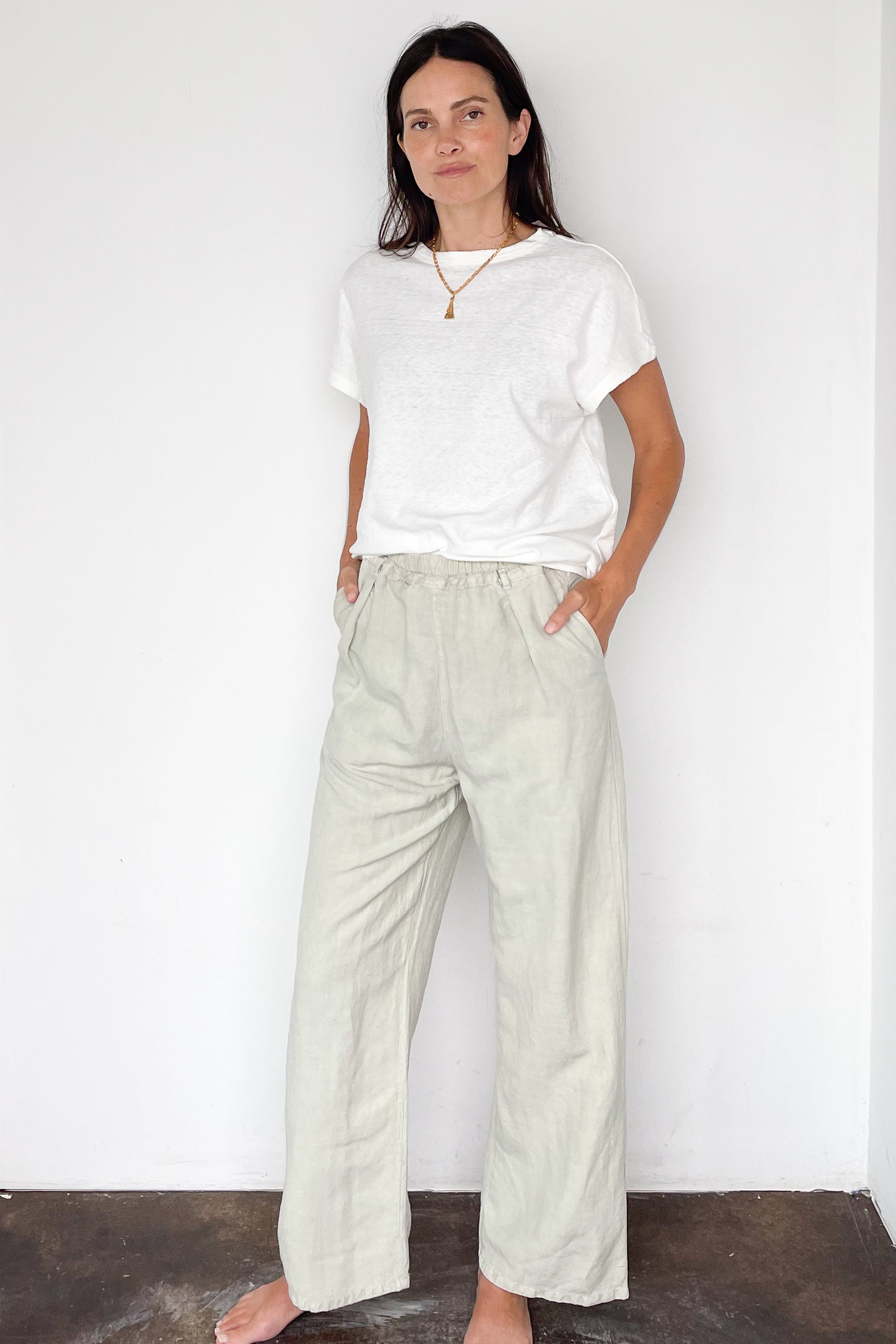 Pleated Flare Pant