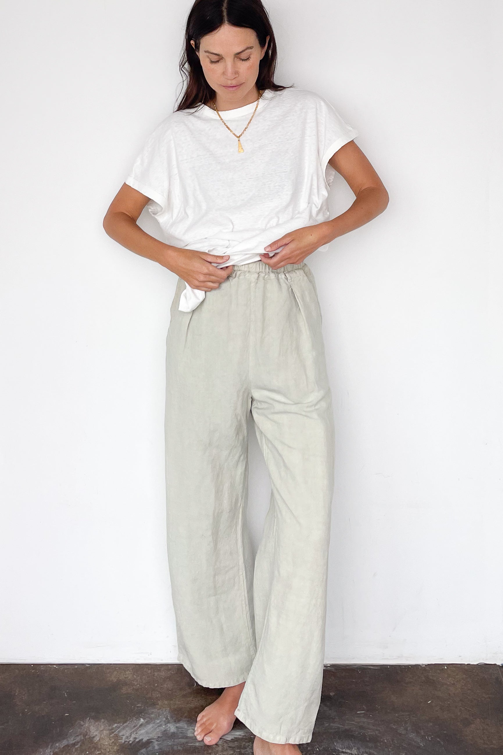 Pleated Flare Pant