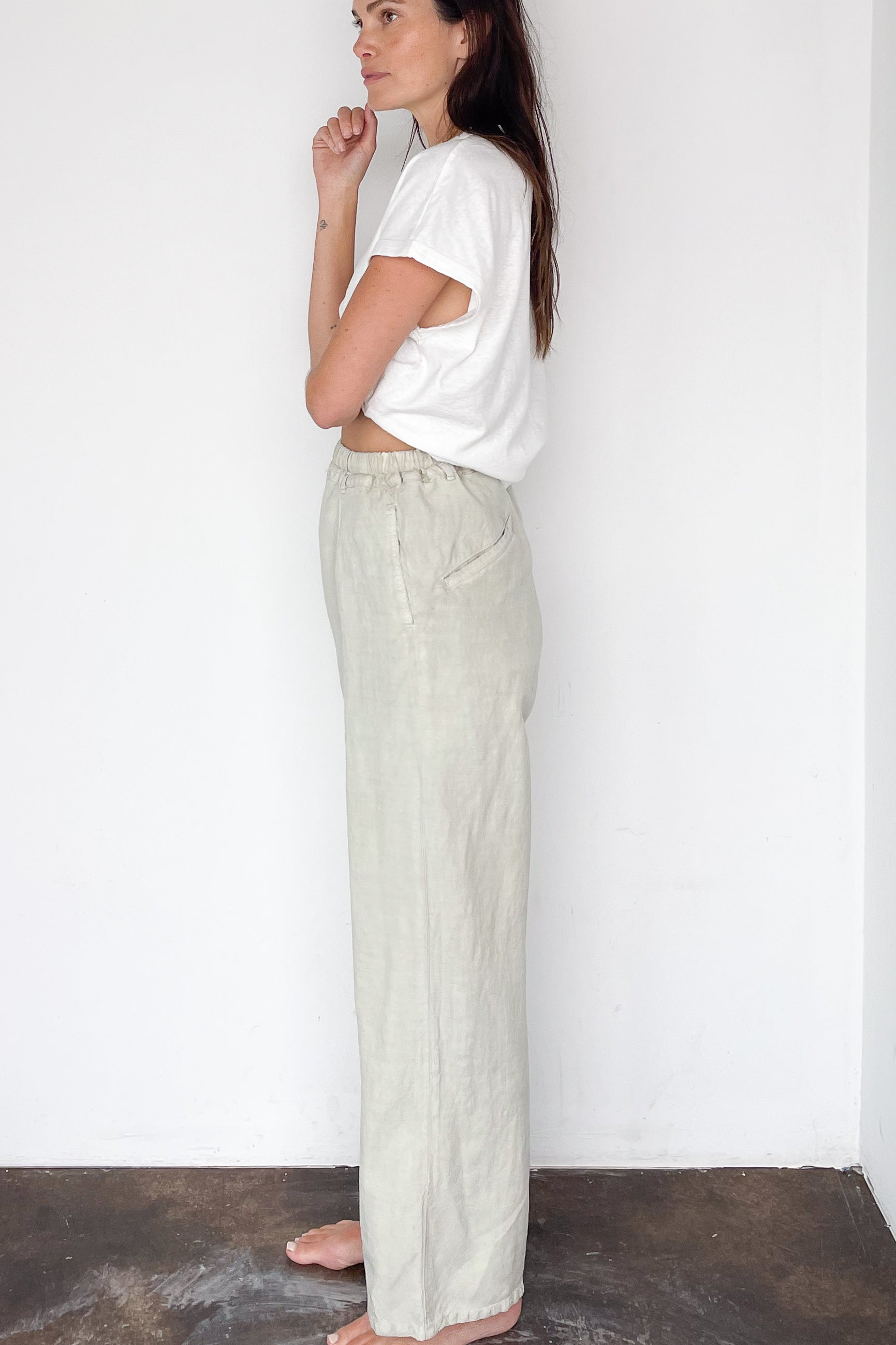 Pleated Flare Pant