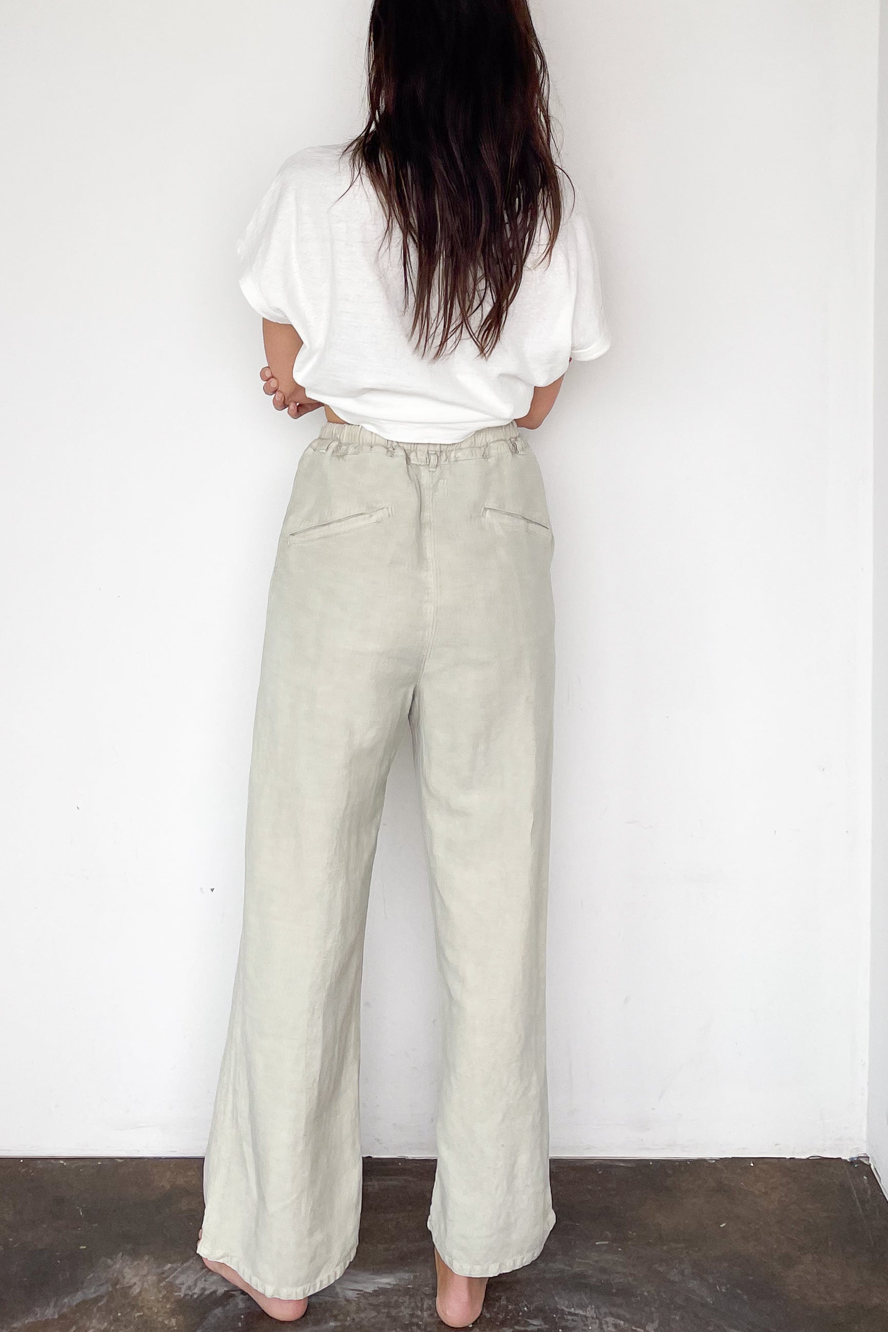 Pleated Flare Pant