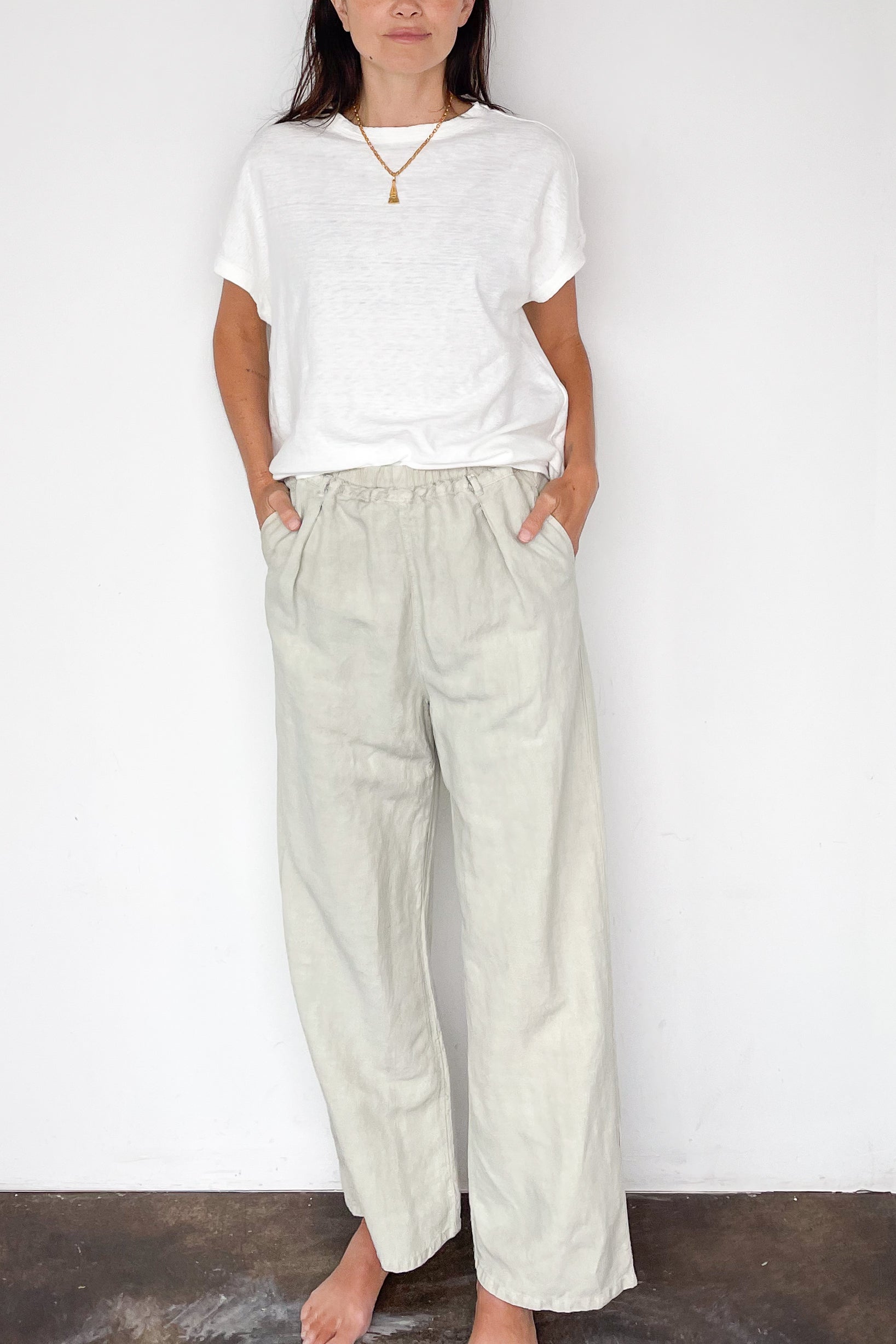 Pleated Flare Pant