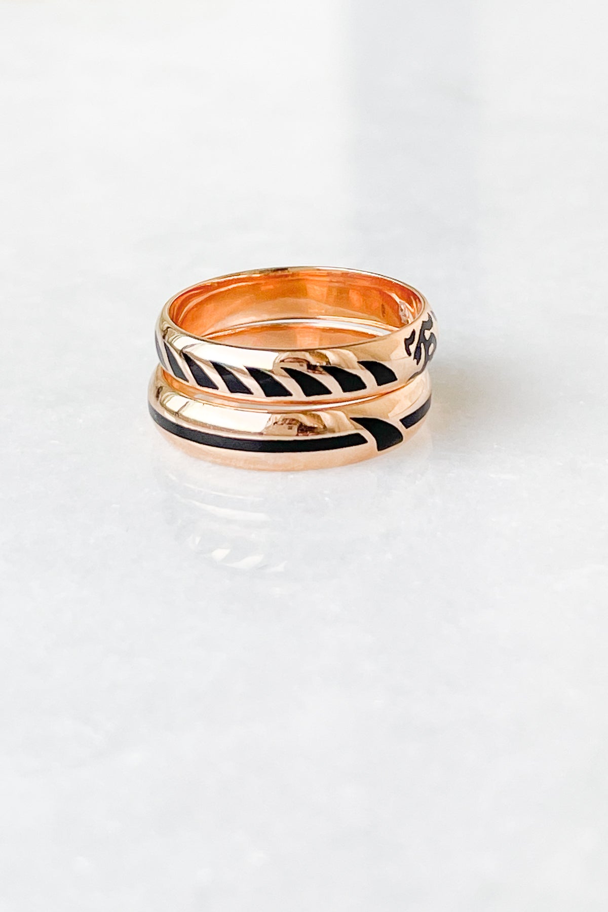 Enamel "B" Ring