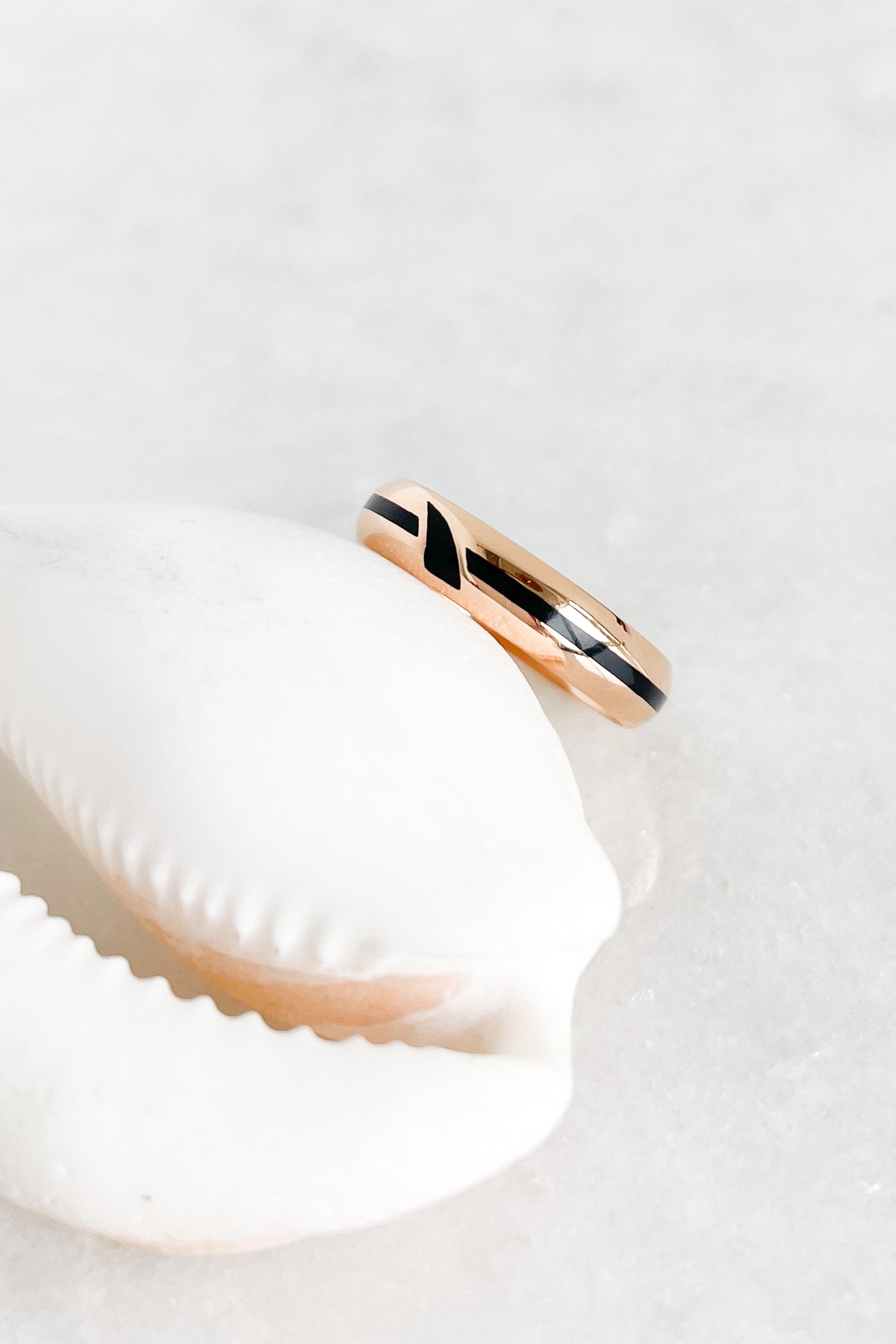 Enamel "B" Ring