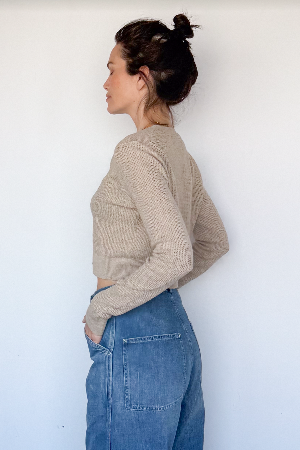 Linen Knit Cardigan