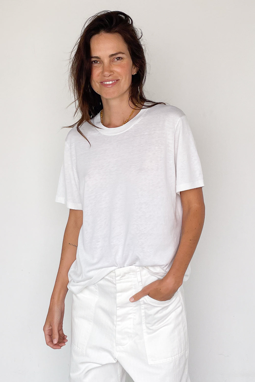 Silk Knit Easy Tee