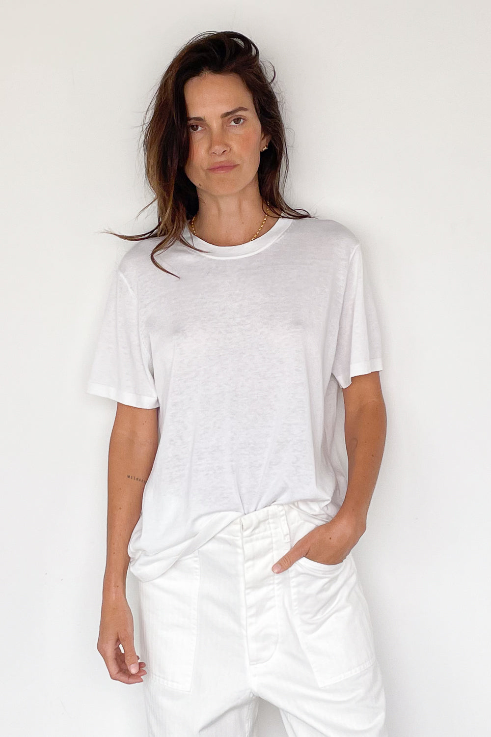 Silk Knit Easy Tee