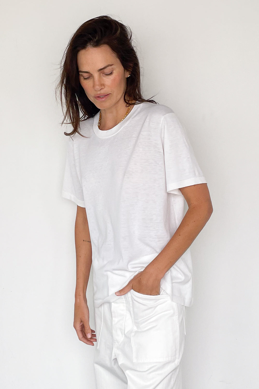 Silk Knit Easy Tee