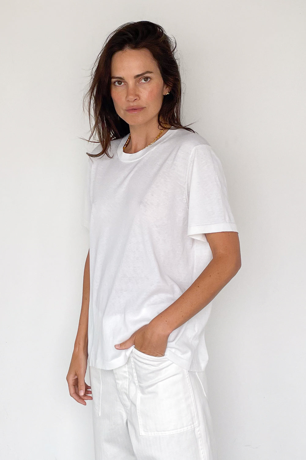 Silk Knit Easy Tee