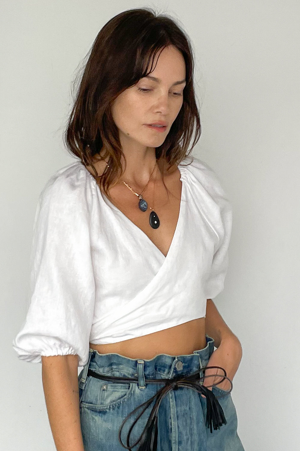 Sara Linen Top