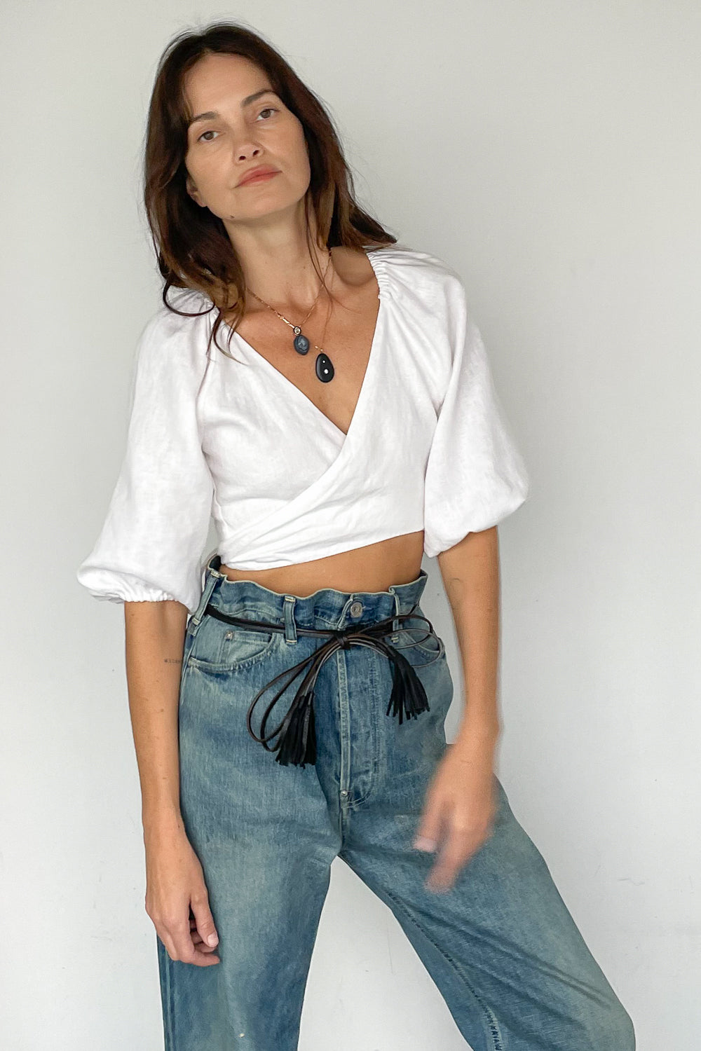 Sara Linen Top