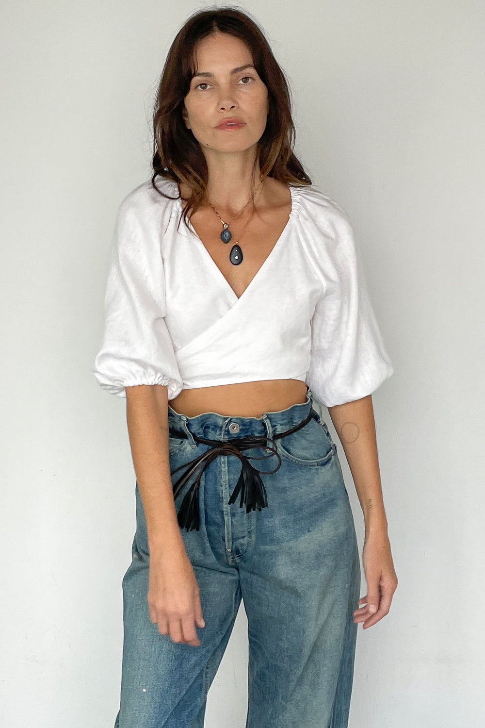 Sara Linen Top