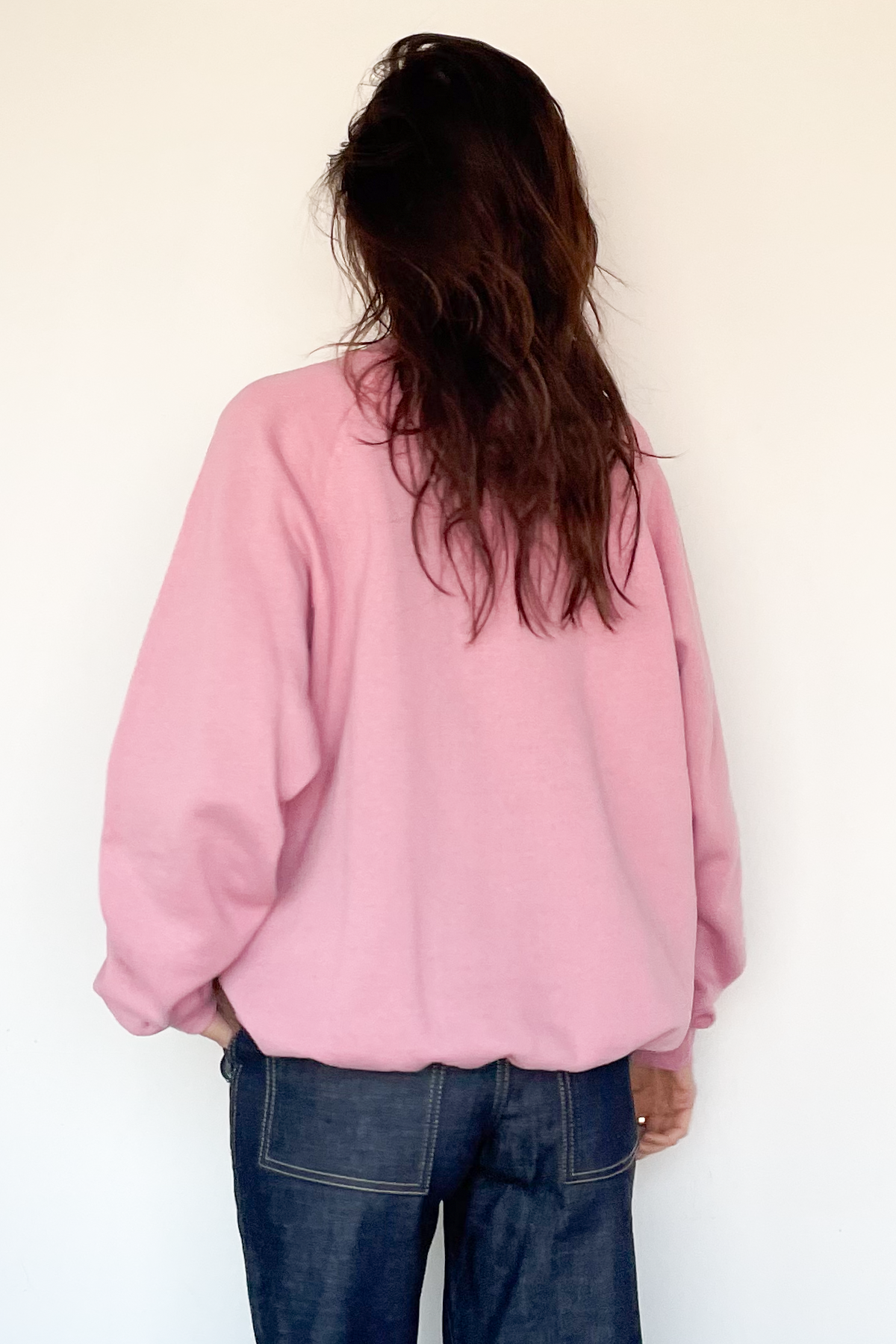 Lucky Duck Sweatshirt - SMALL Rose