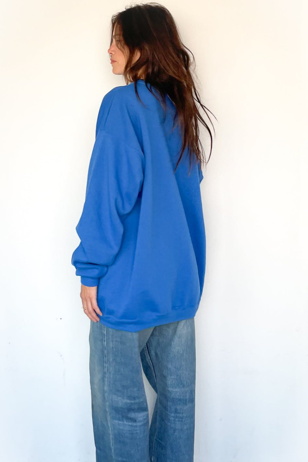 Lucky Duck Sweatshirt - LARGE Blue