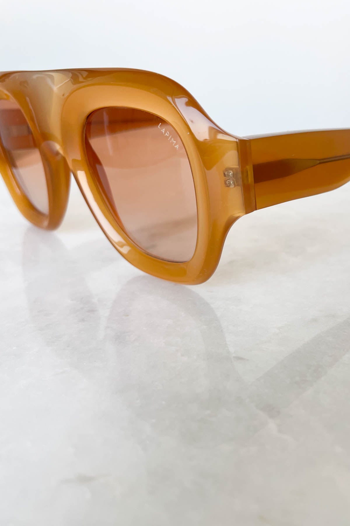 Sasha X Sunglasses, Golden Amber