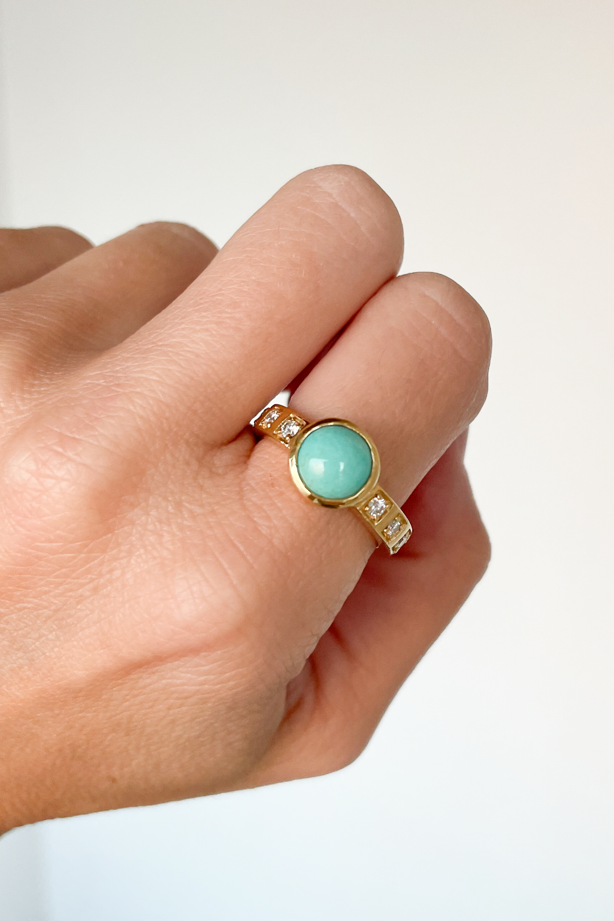 Turquoise Hope Solitaire Ring