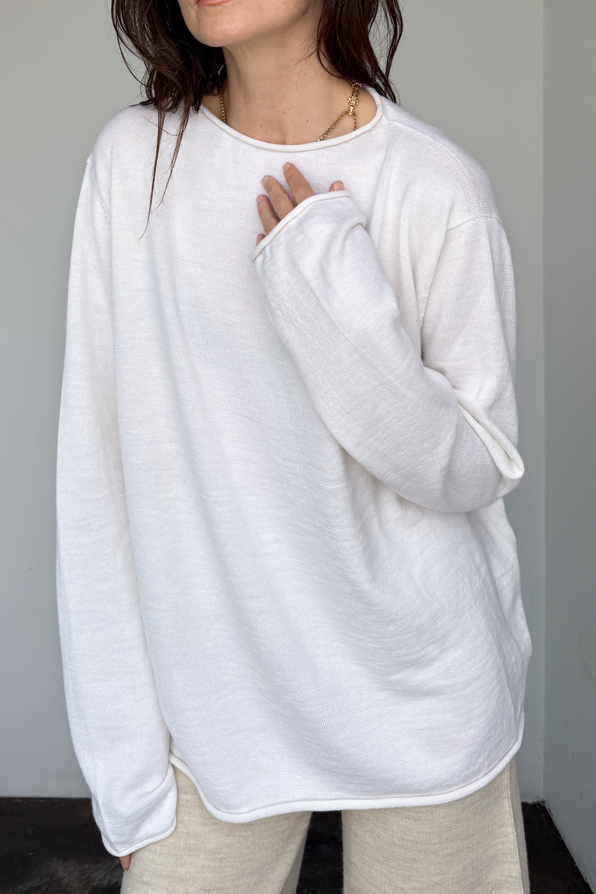 Super Fine Boatneck Sweater