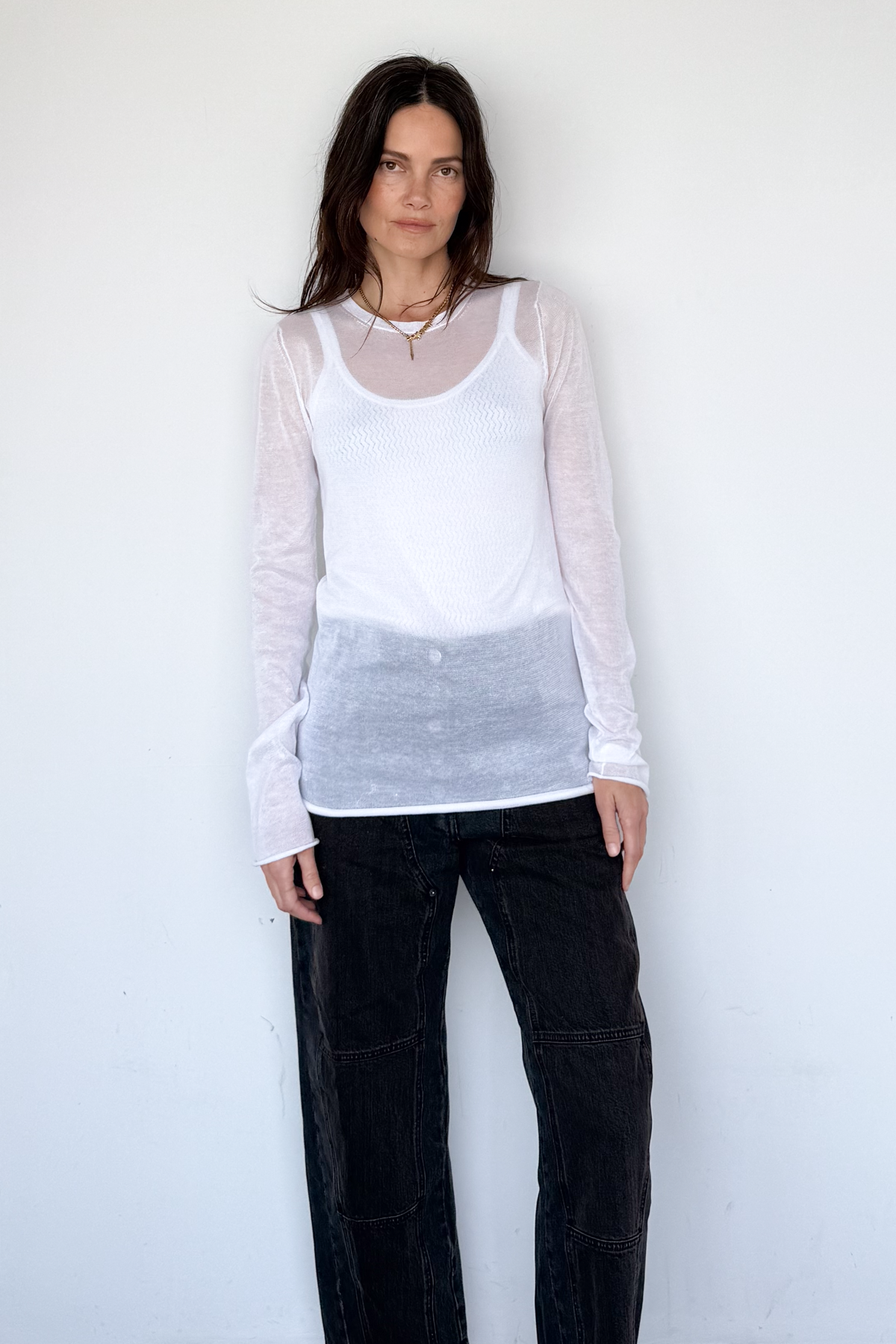 Veil Crewneck Top