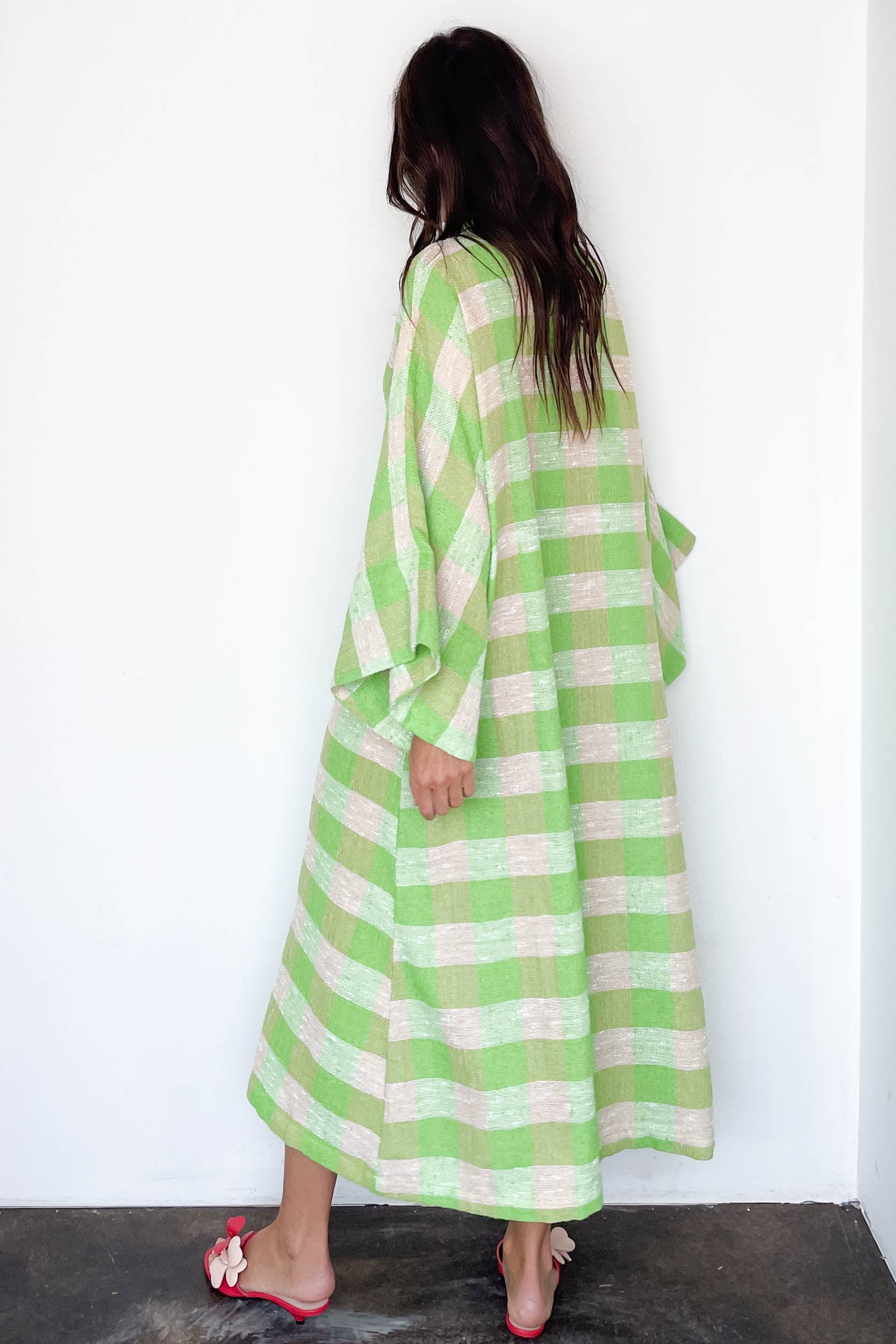 Caftan No. 856 Lime Check