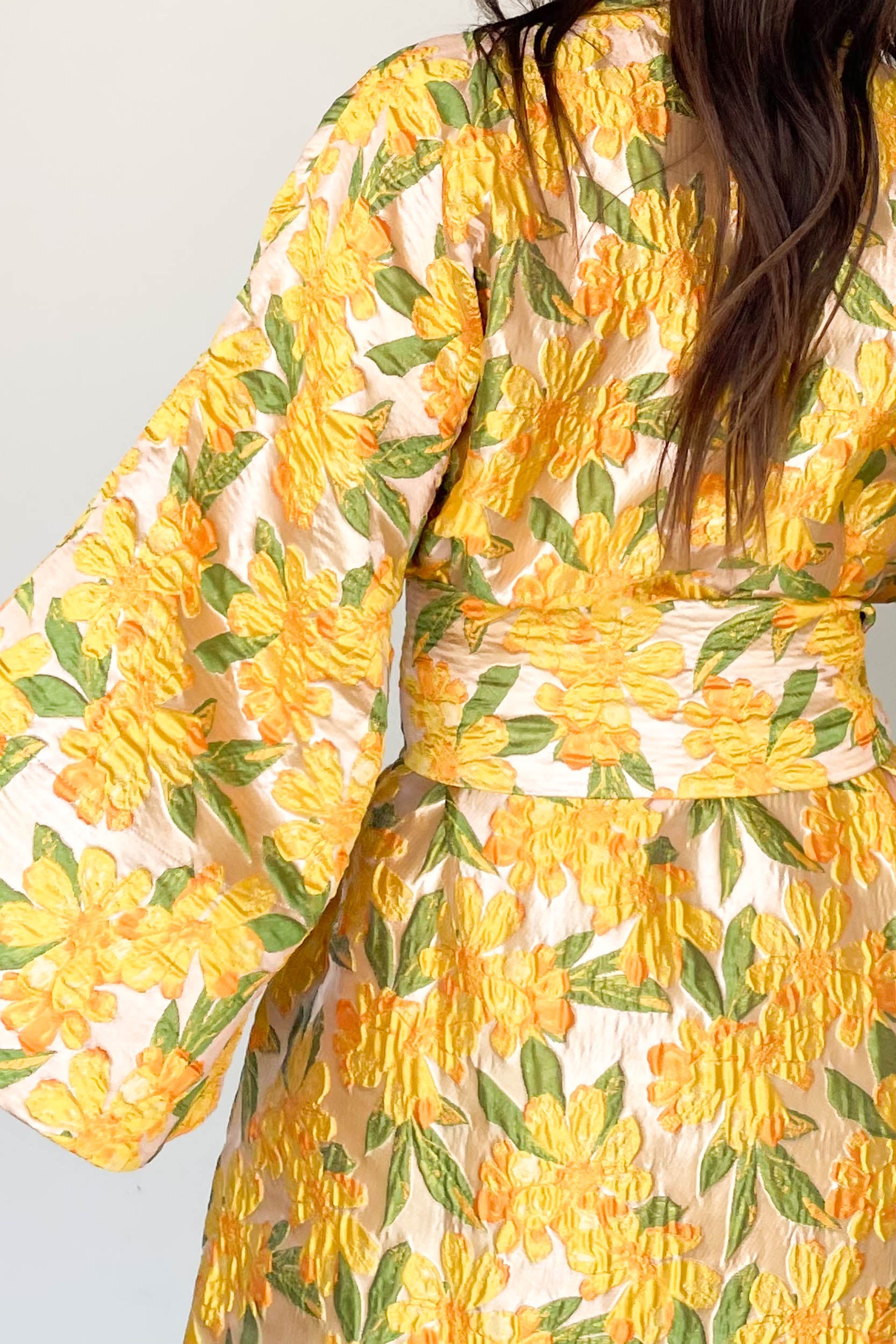 Wrap No. 857 Daffodil Brocade Mini