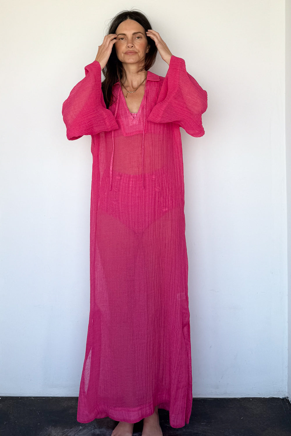 Sorrento Gauze Tunic Caftan