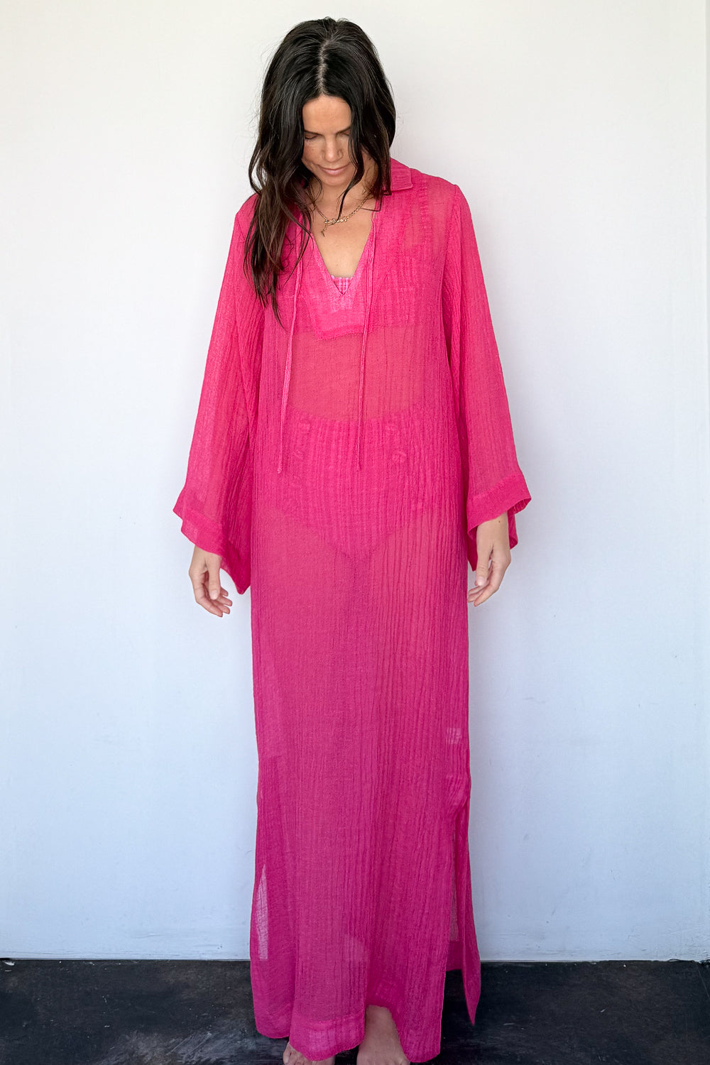 Sorrento Gauze Tunic Caftan