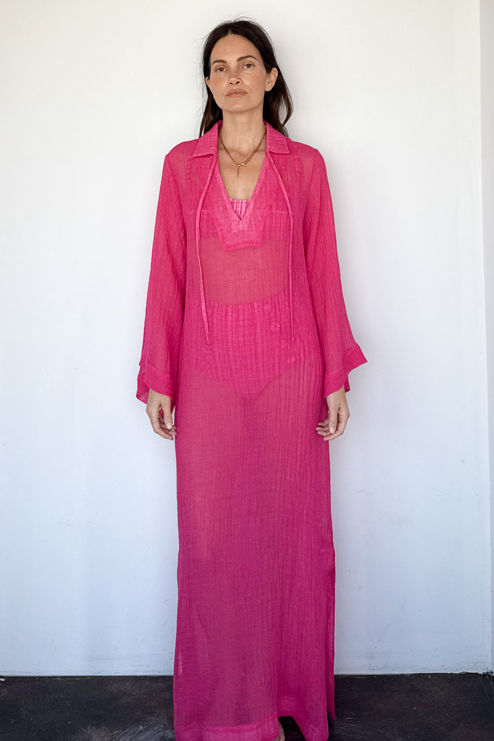 Sorrento Gauze Tunic Caftan