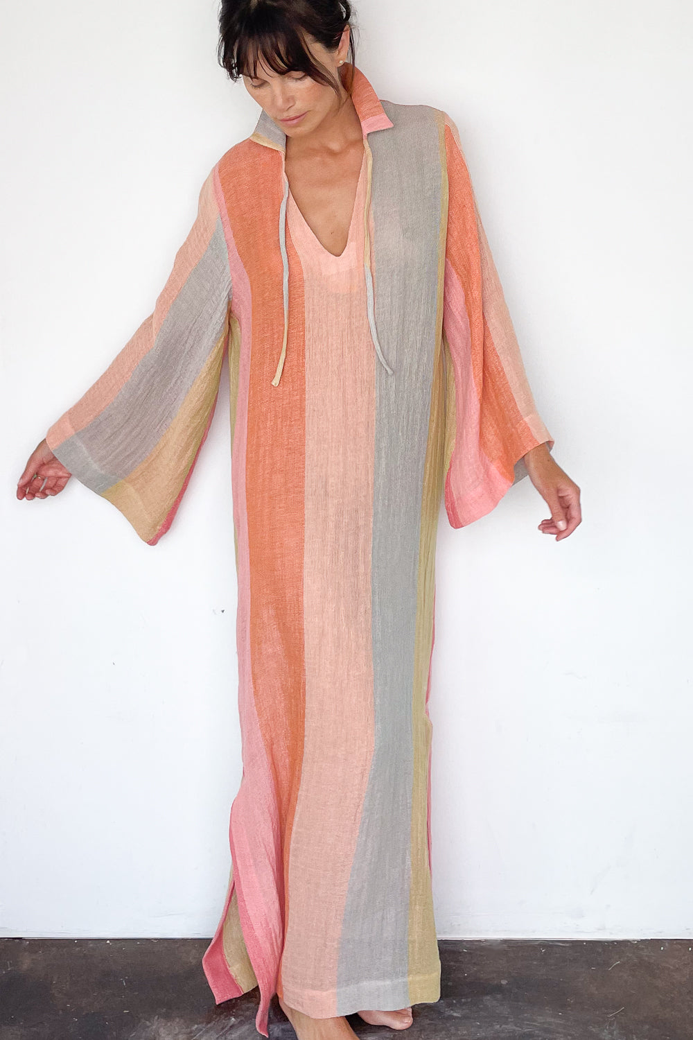 Sherbet Stripe Caftan