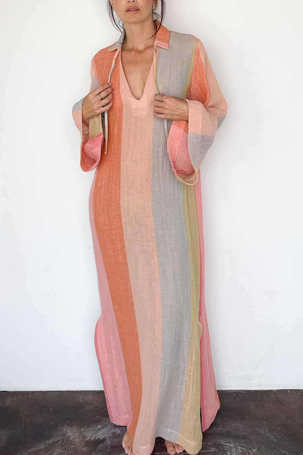 Sherbet Stripe Caftan