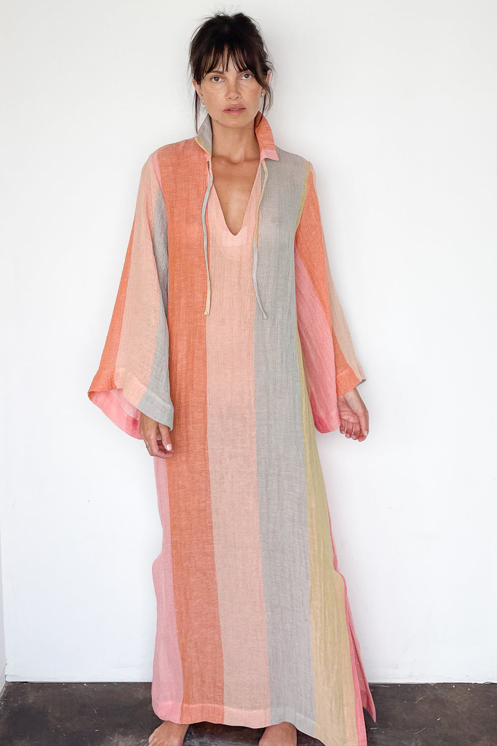 Sherbet Stripe Caftan