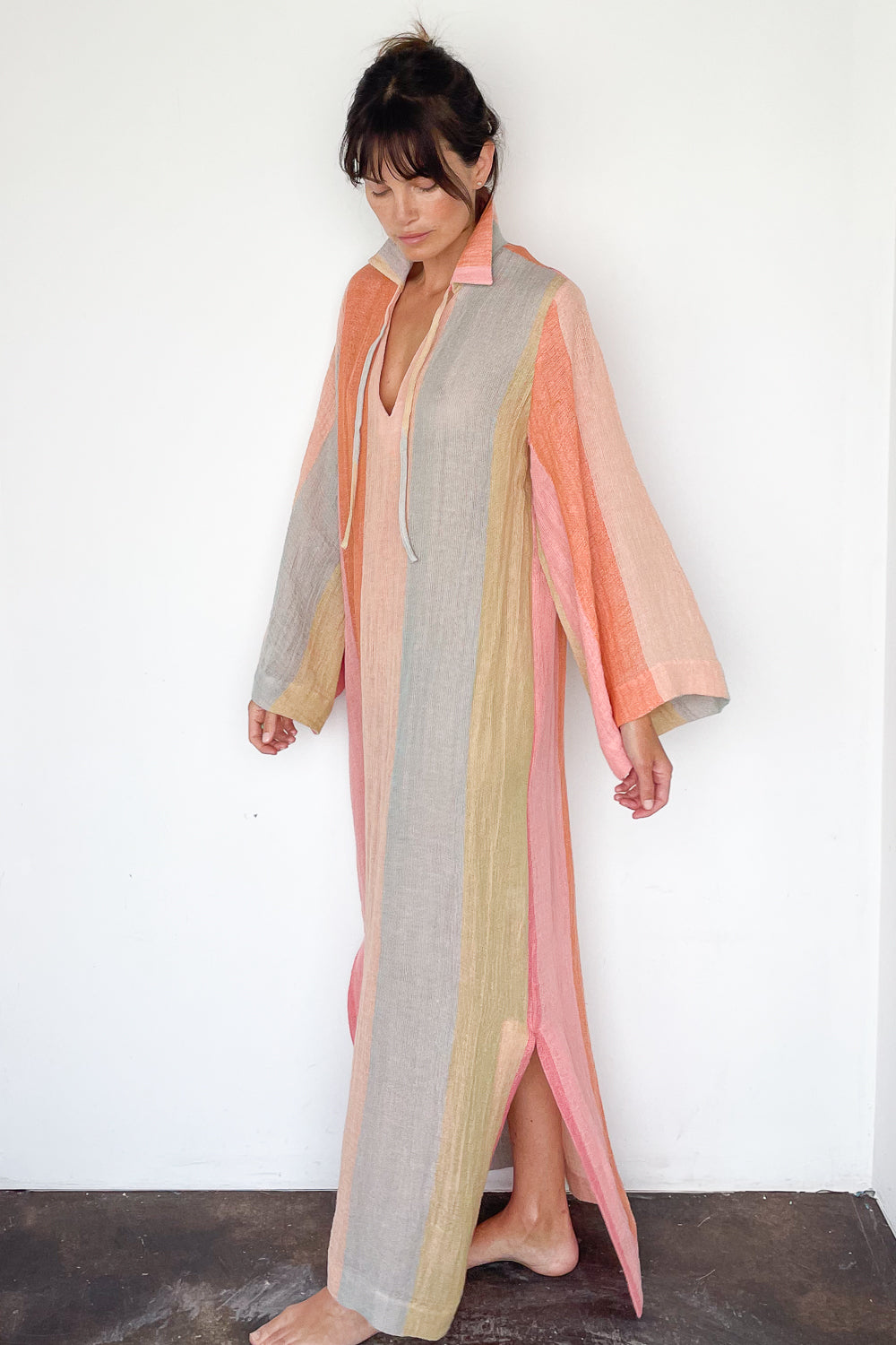 Sherbet Stripe Caftan