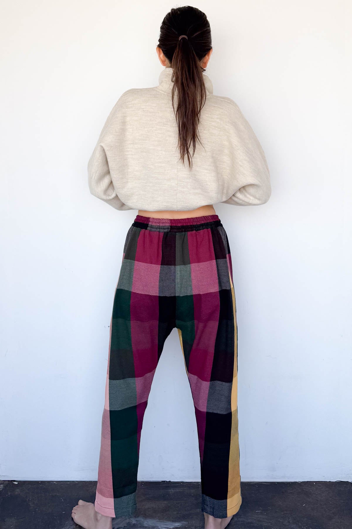 Sangria Plaid Pant