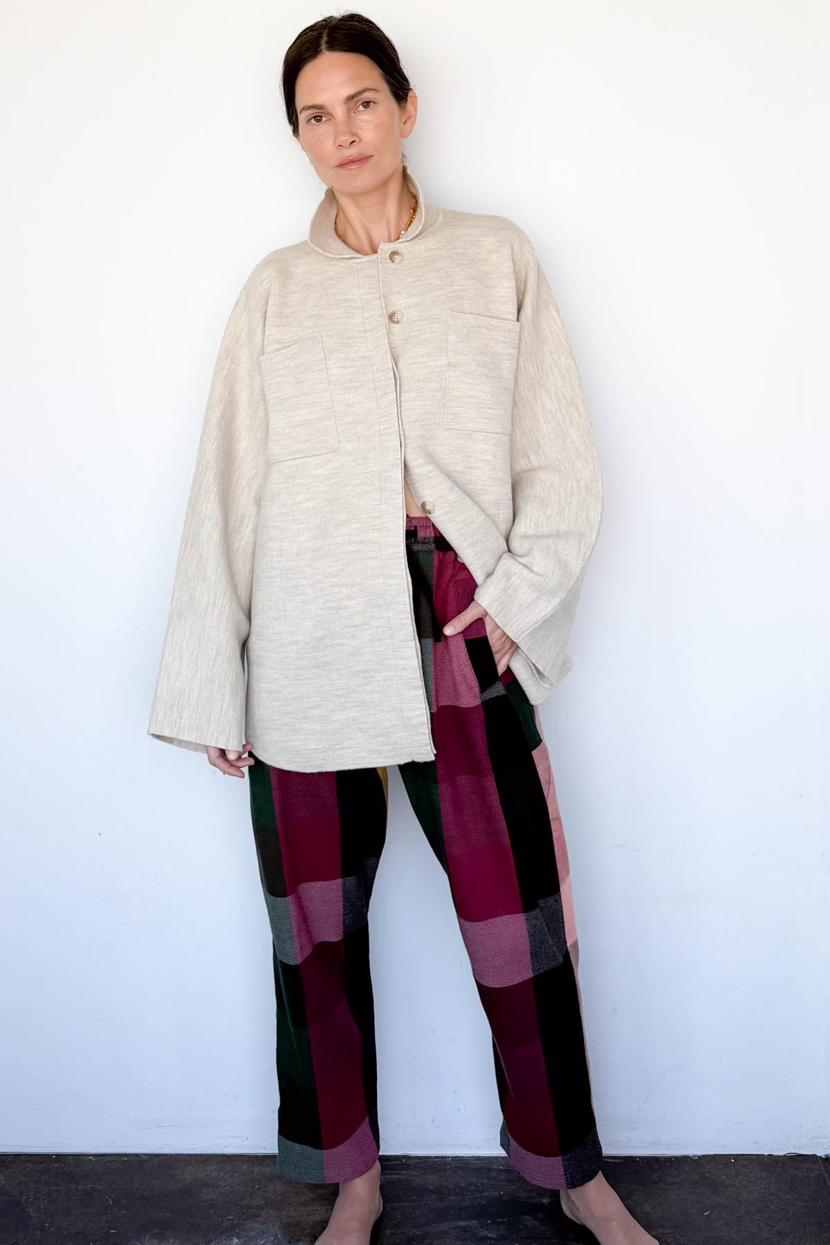 Sangria Plaid Pant