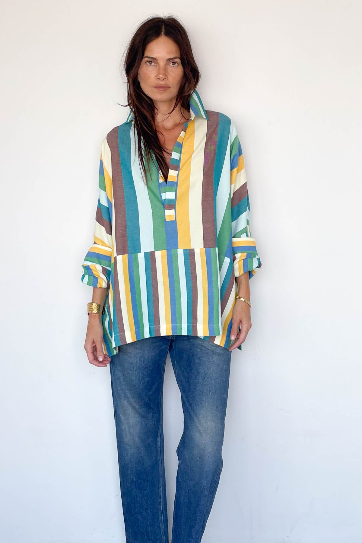 Serengeti Paneled Tunic Top