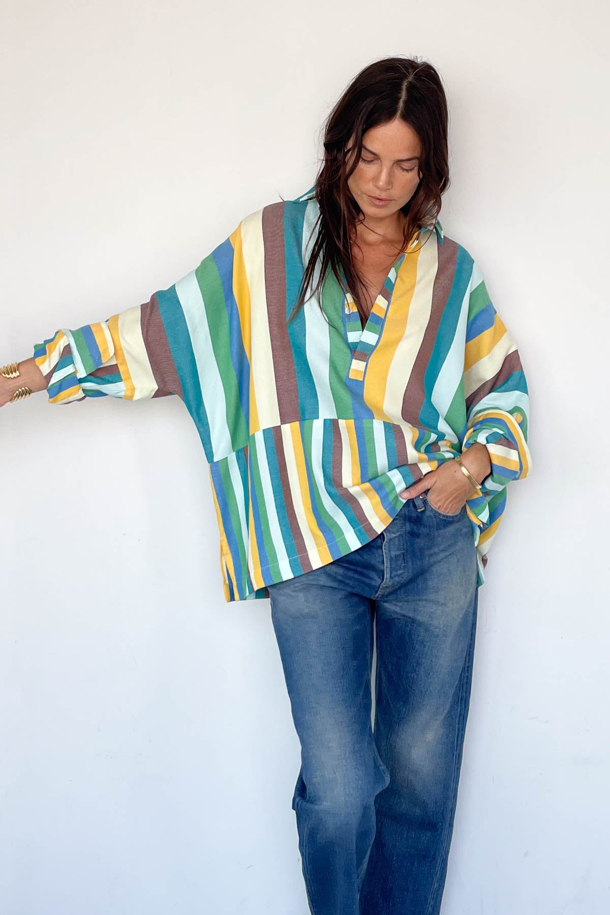 Serengeti Paneled Tunic Top