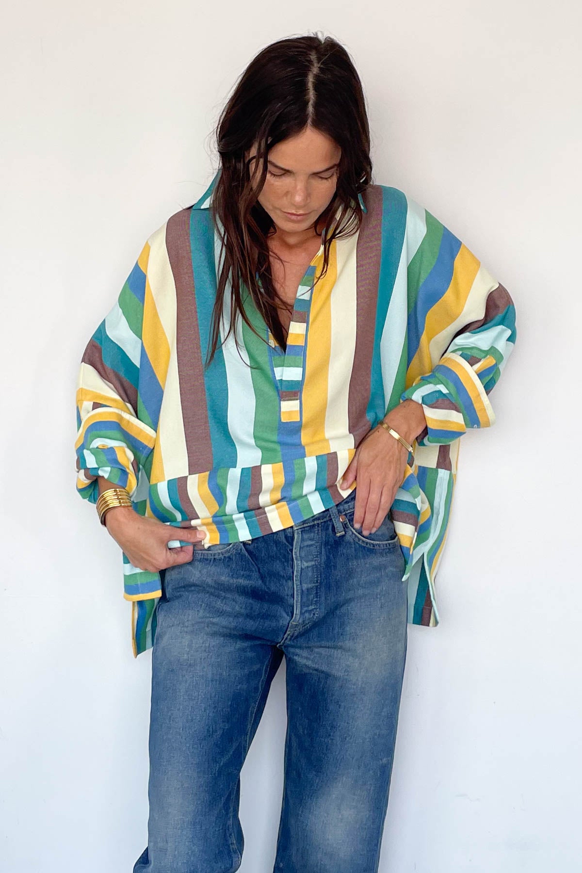 Serengeti Paneled Tunic Top