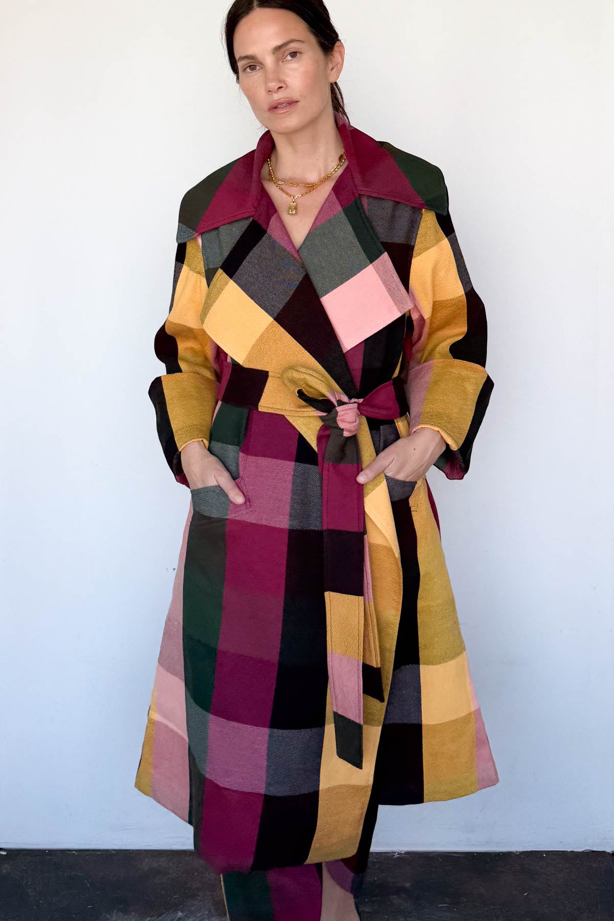 Sangria Trench Coat