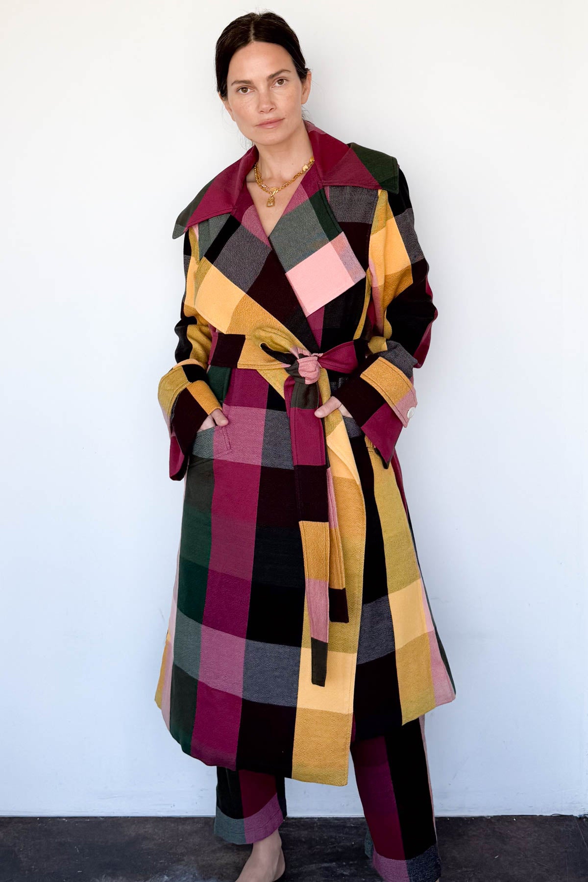 Sangria Trench Coat