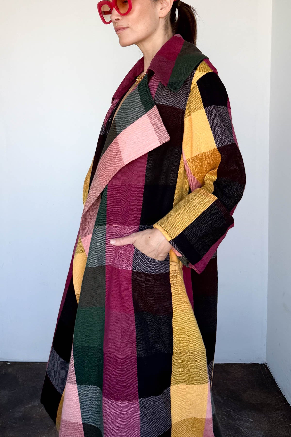 Sangria Trench Coat