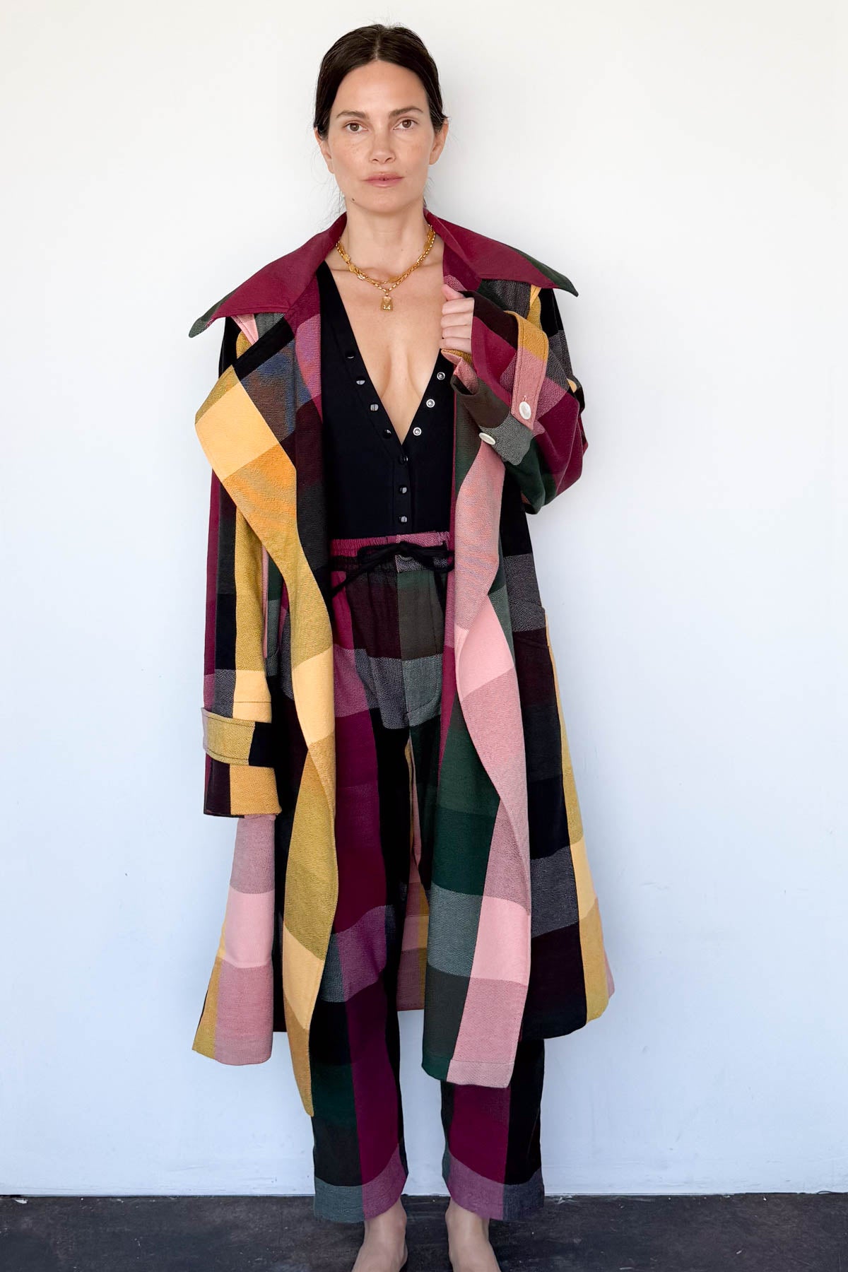 Sangria Trench Coat