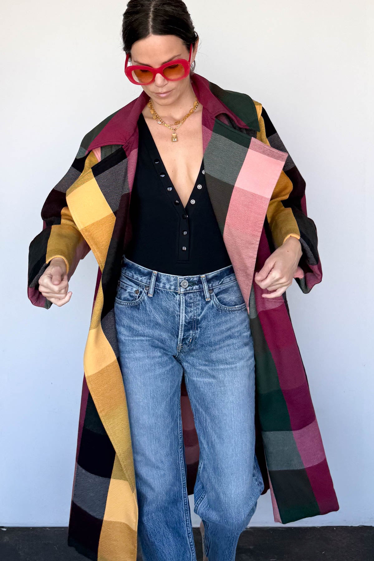 Sangria Trench Coat