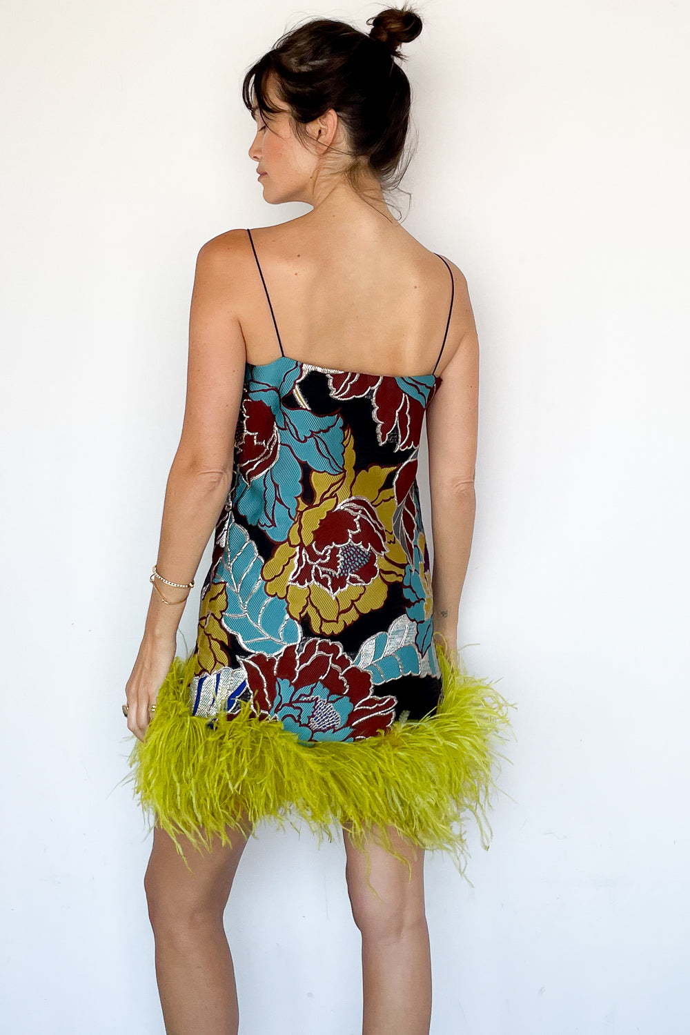 Daria Feather Mini Dress