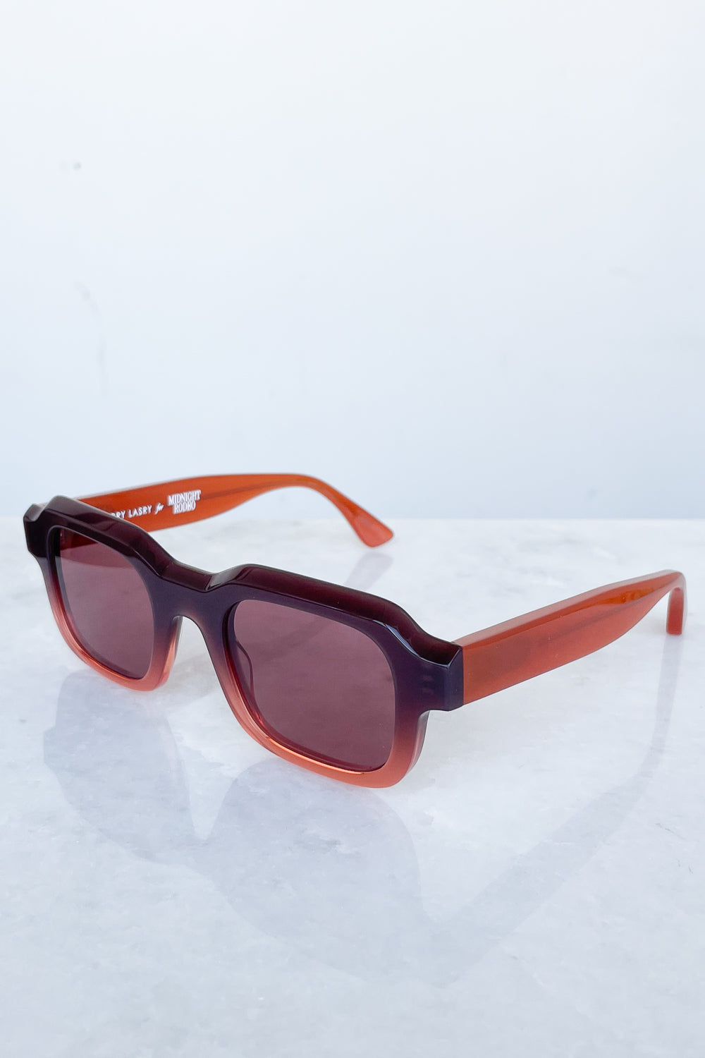 Midnight Rodeo x TL Vendetty Brown & Orange Sunglasses